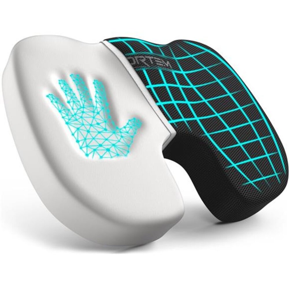 Memory Foam Seat Cushion Office Chair Pad Tailbone Sciatica Pain Relief Pillow